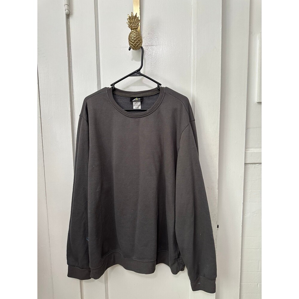 Athletech men’s size 2x-large gray crew neck sweater